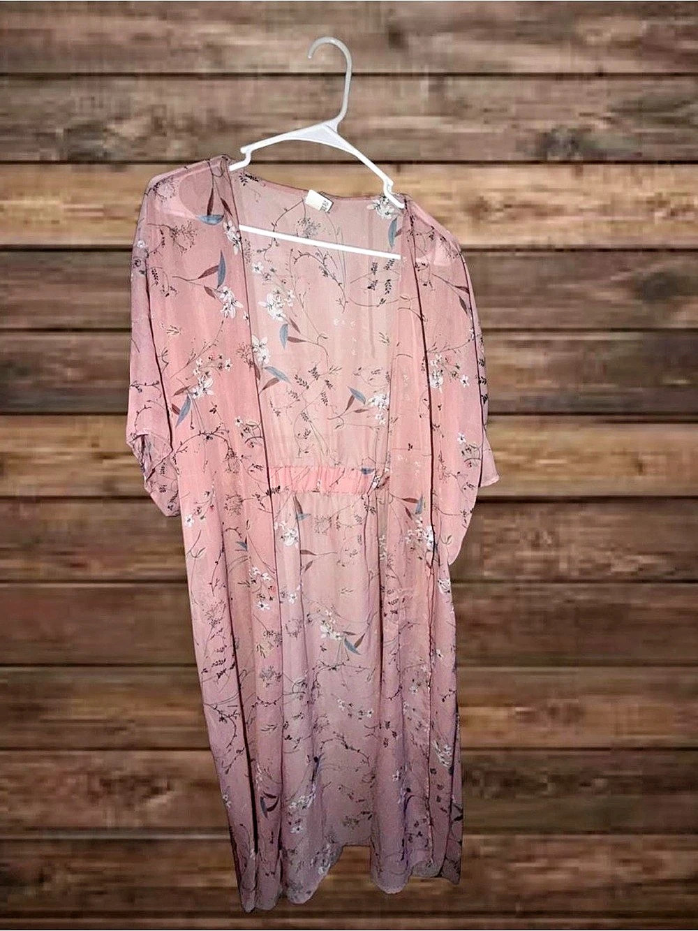 Floral Midi Dress in Pink Size S-M/CH-M